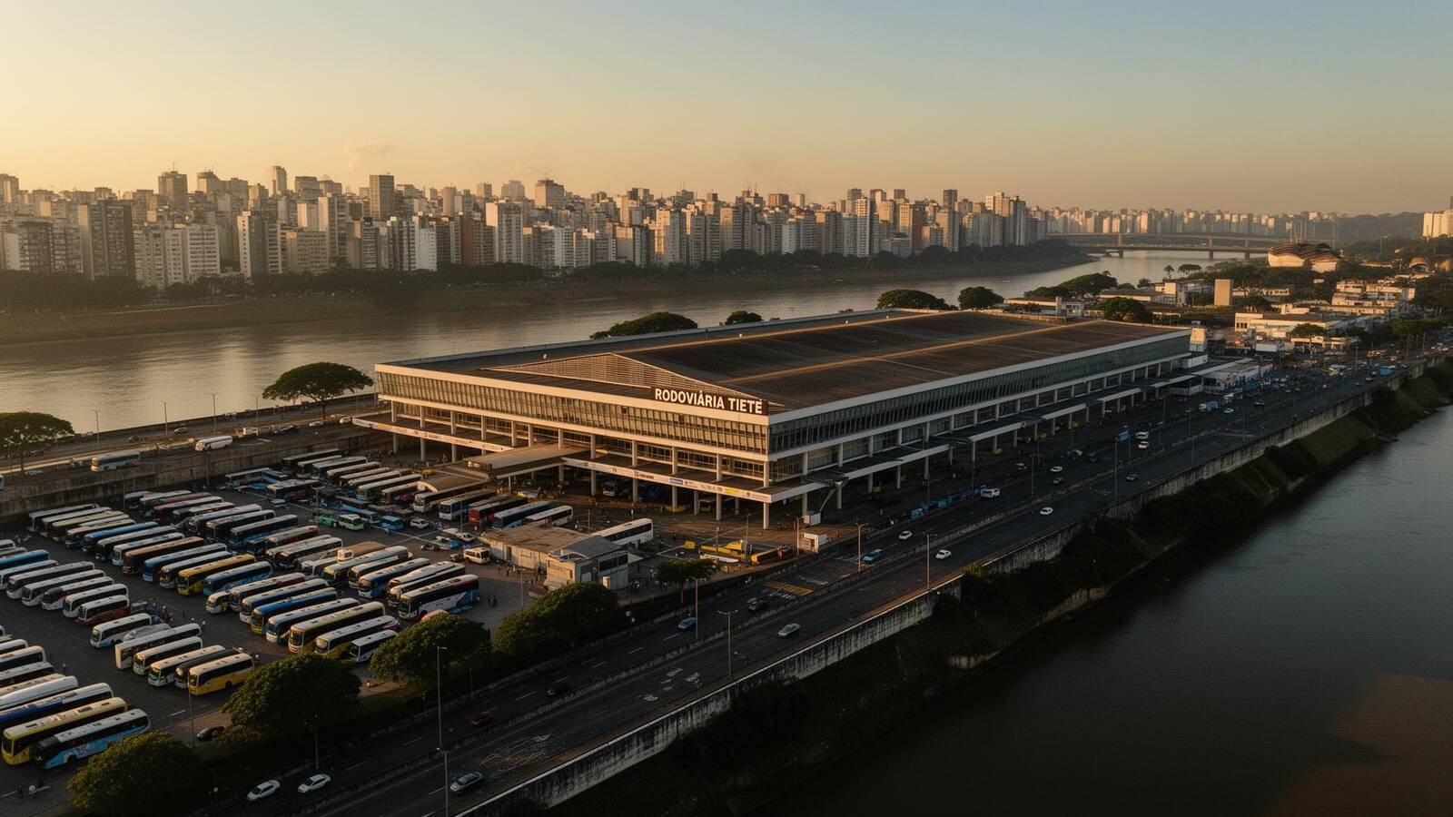 Fachada do Bandeira Park Santana, na Rua Voluntários da Pátria, perto da Rodoviária do Tietê